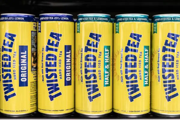 Cans of Twisted Tea