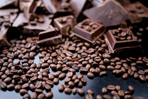Picture of Coffee Beans and Chocolate