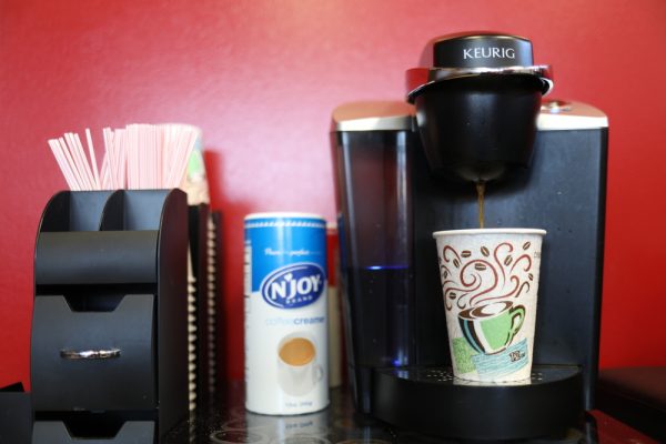 Picture of Keurig Pouring Coffee