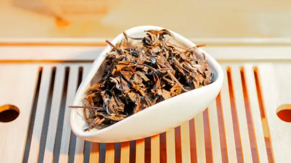 Picture of Shou Mei Tea Leaves
