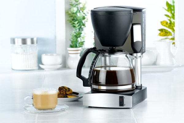 Picture of a Coffee Maker with Carafe on Table